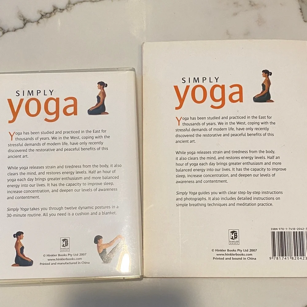 Simply Yoga DVD — White and Orange Cover
